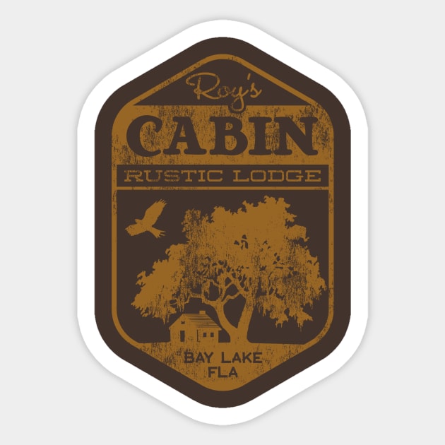 Roy's Cabin Sticker by RetroWDW